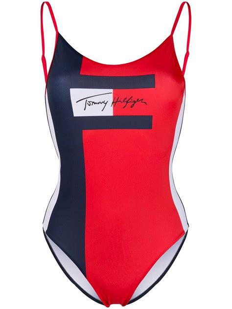 tommy hilfiger bathing suit one piece|More.